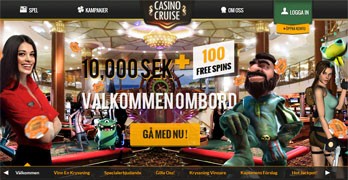 Casino Cruise webbsida