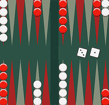 Backgammon spelplan